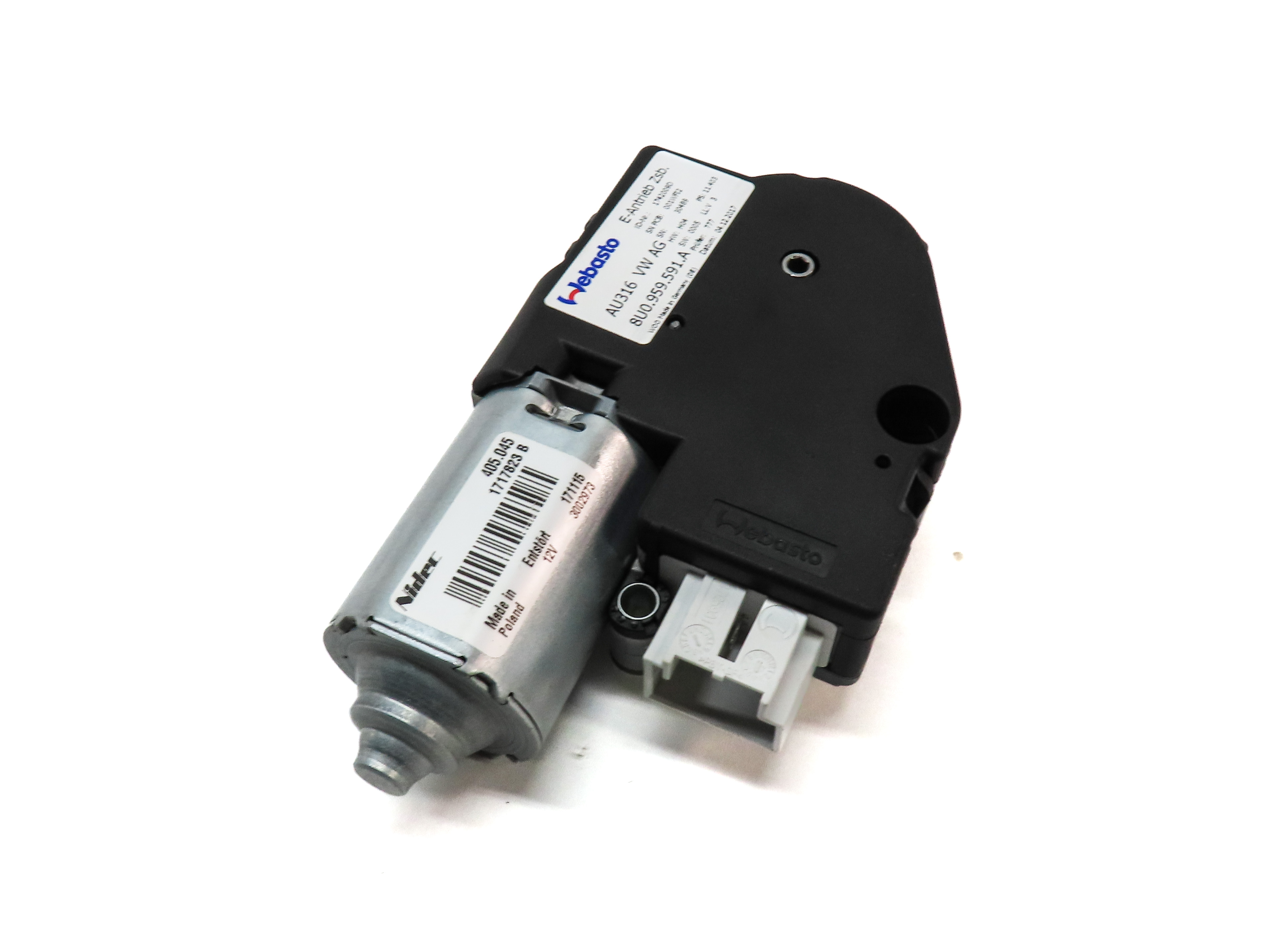 2015-2018 AUDI Q3 (8U) FRONT OR REAR SUNROOF SUN ROOF WINDOW MOTOR — exact item pictured